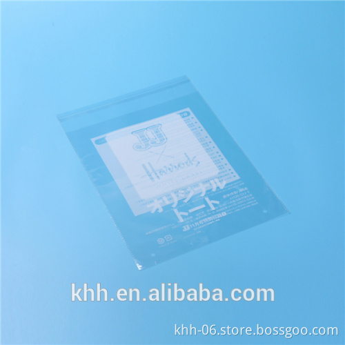 Accept custom order self adhesive opp plastic polybag